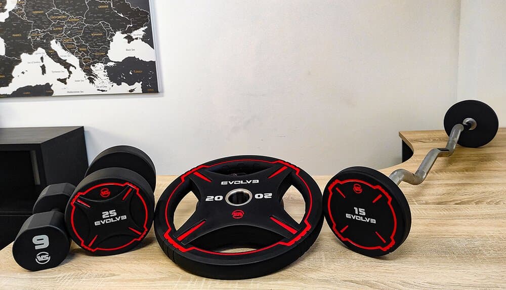 TPU urethane weight plates (8)