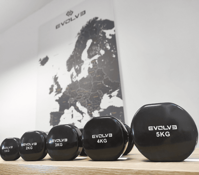 Evolve Vinyl Dumbbell 1 – 5 kg (2)
