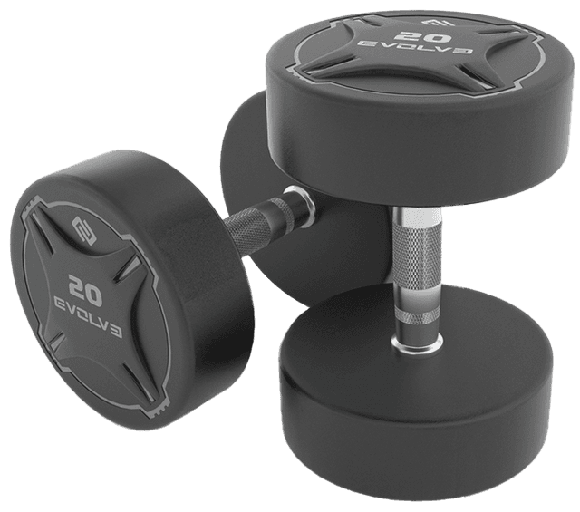 Evolve TPU Urethane Dumbbell Set 10-60 kg (DS-TP)