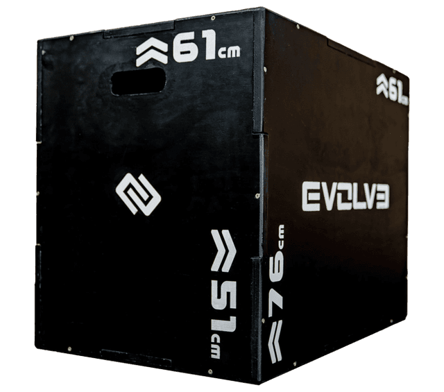 Evolve Wooden Plyo Box 3-in-1 (WP-300)